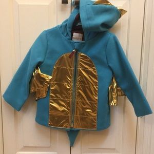 Awesome gold dragon jacket 2T new (no tags)